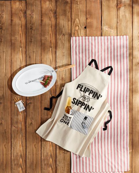 Grill Platter And Fork Set
