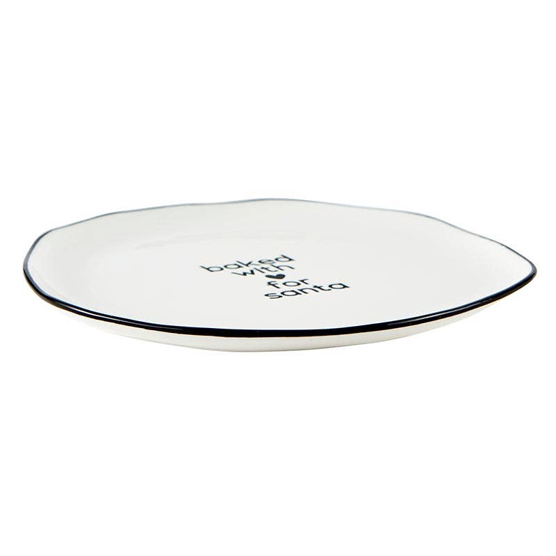 Ceramic Plate - For Santa